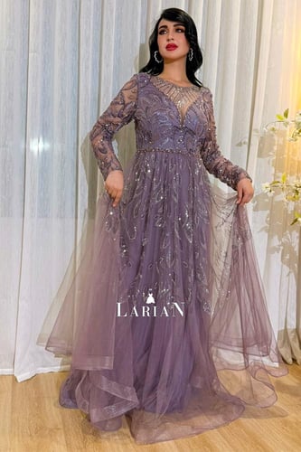 فستان سهره موف فخم - لاريان ستور