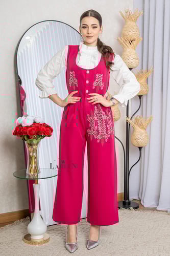 جمبسوت فوشي مرصع بفصوص انيق - لاريان ستور