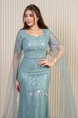 فستان تيفاني مرصع بالفصوص -لاريان ستور