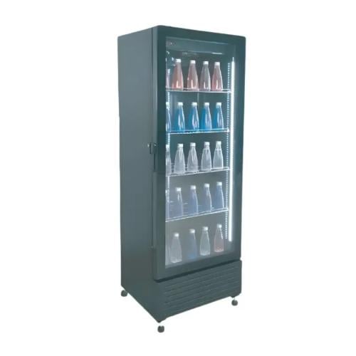 ثلاجة عرض باب واحد زجاج بانكول – أسود