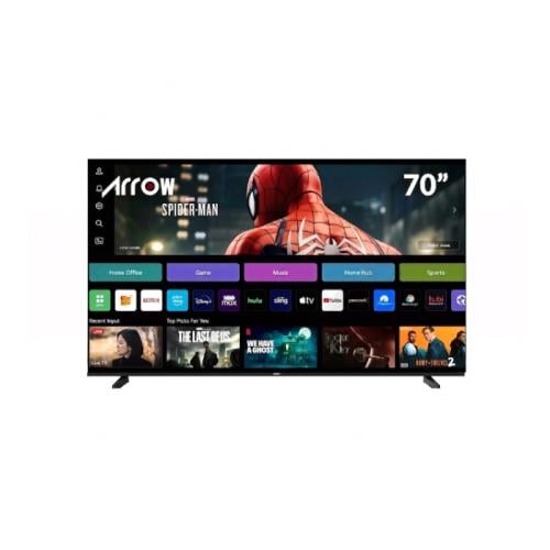 شاشة 70 بوصة ارو QLED سمارت WebOS – 4K UHD