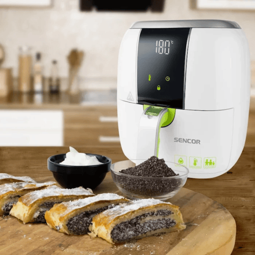 مقلاة طعام هوائية سينكور 3 لتر 1400 وات – ابيض