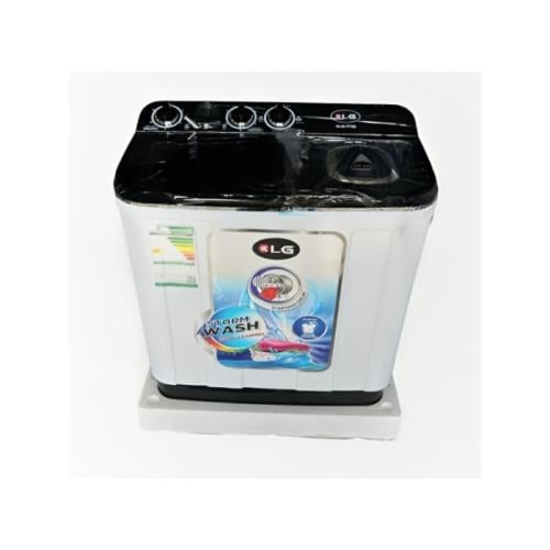 غسالة كي ال جي حوضين 5 كيلو ابيض