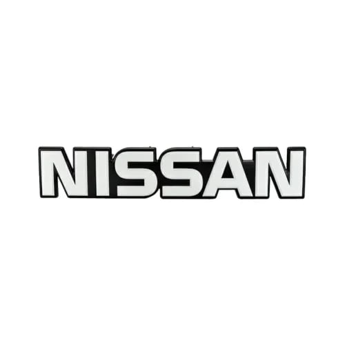 Original white Nissan Patrol 88-89 grille badge