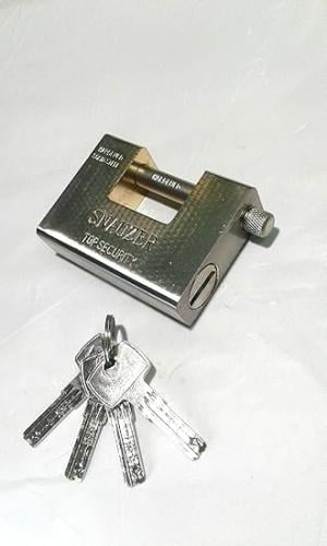 قفل امان مصفح اربعه مفتاح 60mm