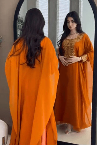 جلابية برتقالي