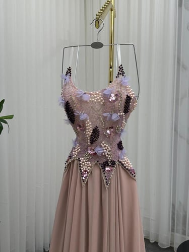 فستان تطريز يدوي فاخر - جورجيت