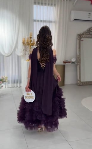 فستان باربي مع تل