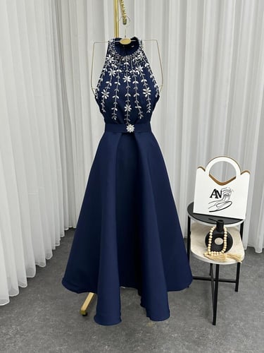 فستان كحلي سهره