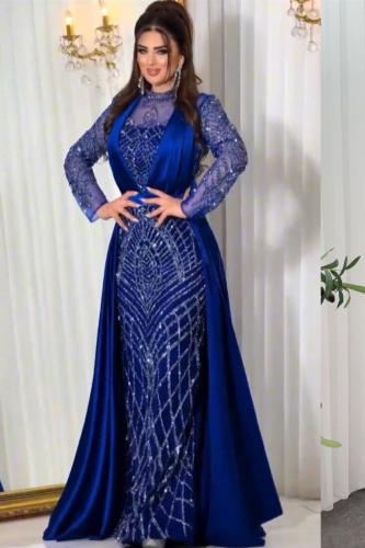 فساتين تفته مع تل مطرز