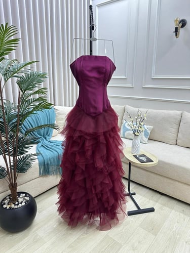 فستان ميكادو + تُل تايواني