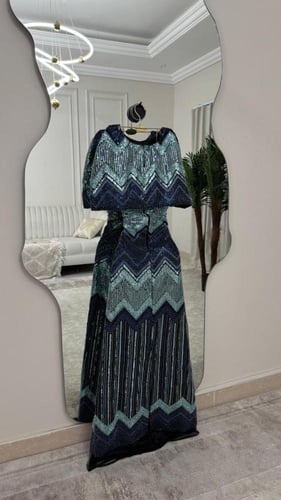 فستان باربي وخرز