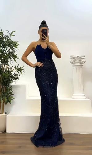 فساتين سهره تل مطرز