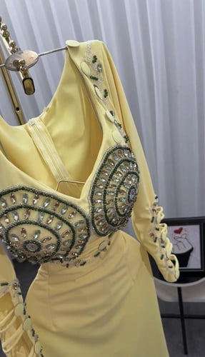 فستان باربي ليموني