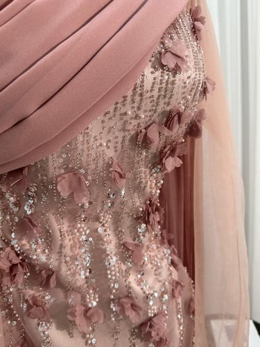 فستان تل سهرة مورد