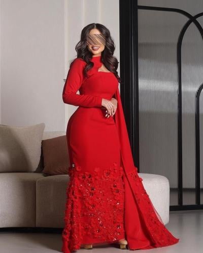 فساتين باربي تل مورد احمر