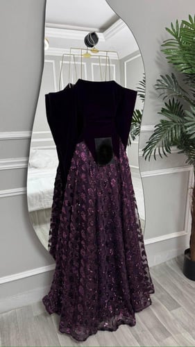 فستان خرز وجوخ