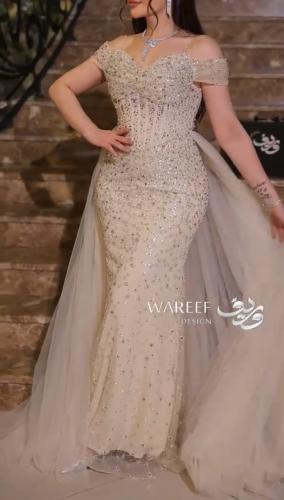 فستان سهره بيج شك