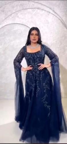 فستان سهره ام العروس كحلي