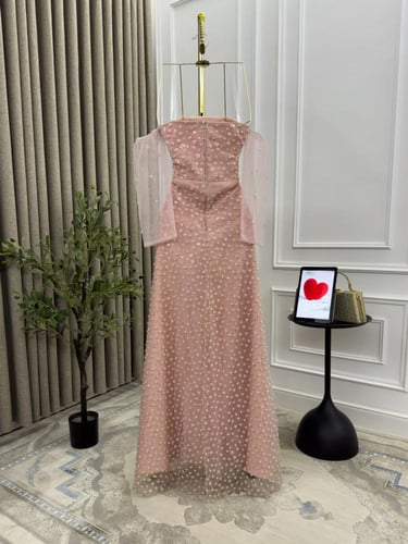 فستان سهره شك وردي