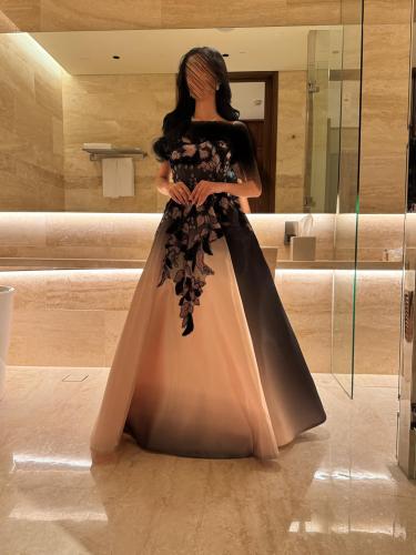 فستان مكيادو مموج