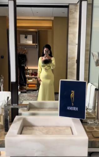 فستان باربي ليموني