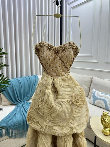 فساتين صدريه باربي بطريز يدوي