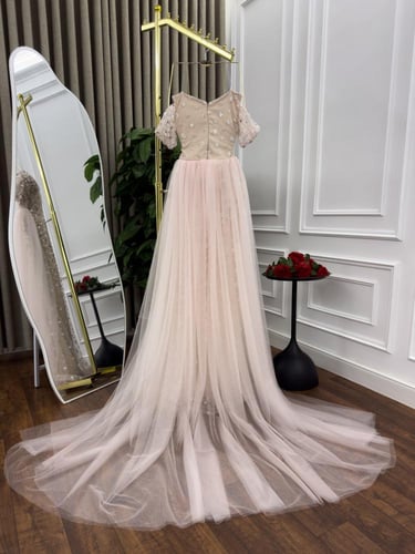 فستان سهره بيج شك