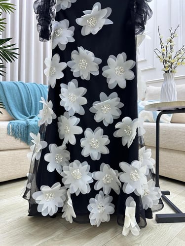 فساتين باربي + تُل + ورورد قص ليزر