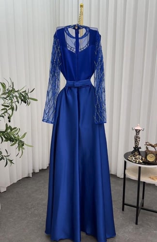 فساتين تفته مع تل مطرز