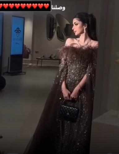 فستان سهره فخم بني