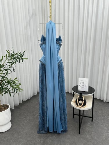 فساتين تفته تطريز يدوي كلوش