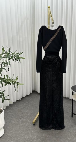 فستان كريب استرتش