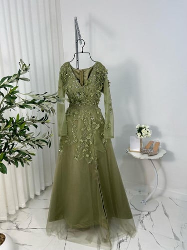 فستان حامل زيتي سهره