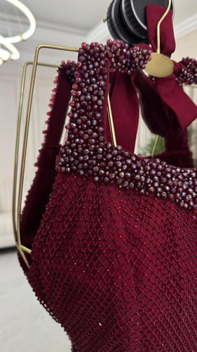 فستان فصوص زركون