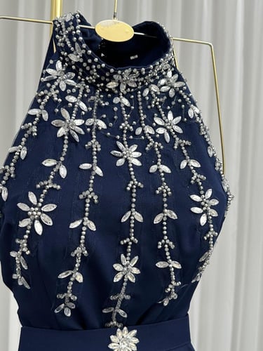 فستان كحلي سهره