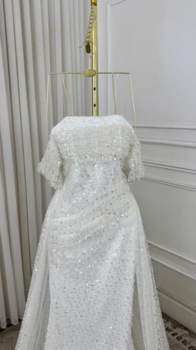 فستان كردانه ترتر مع لولو