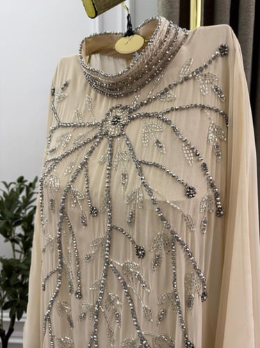 فستان حوامل بيج