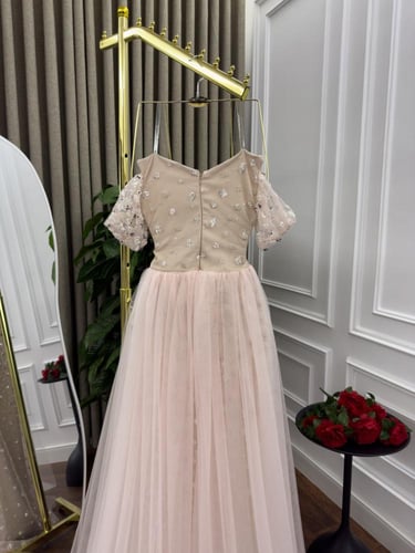 فستان سهره بيج شك