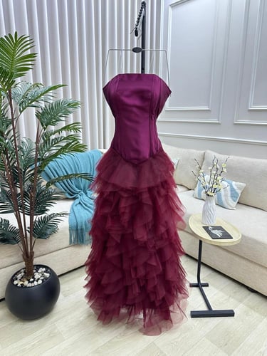 فستان ميكادو + تُل تايواني