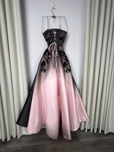 فستان مكيادو مموج