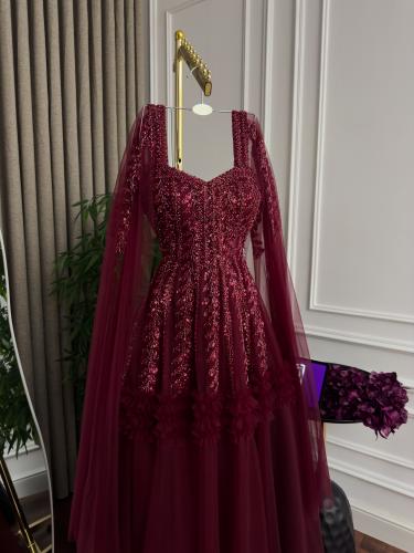 فستان عودي ام العروس