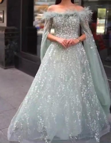 فستان ام عروس صيفي