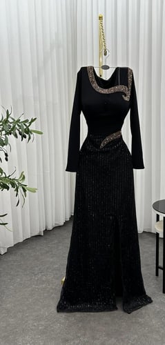 فستان كريب استرتش