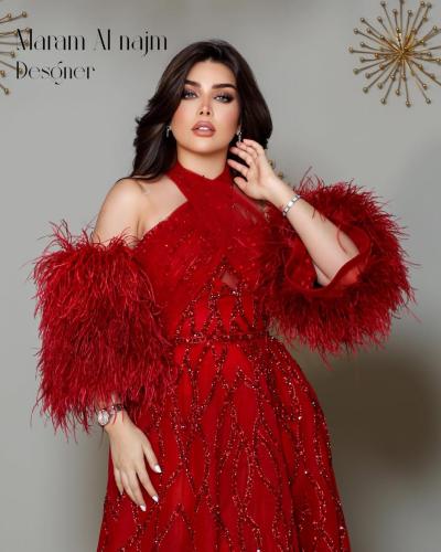 فستان سهره ريش