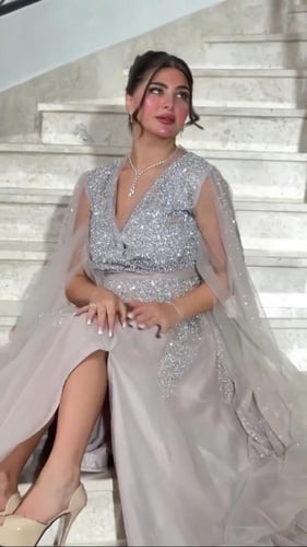 فستان حوامل فخم سهره