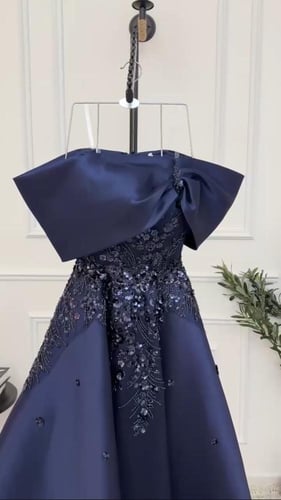 فستان سهره كحلي