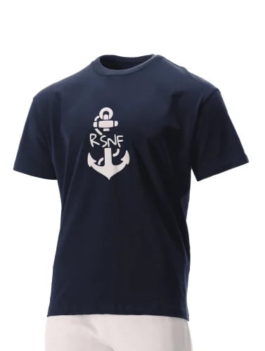 A Navy T-shirt adorned with the Navy Forces logo (...