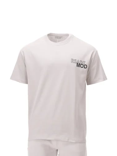 A Beige T-shirt adorned with the Air Defense Force...