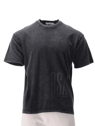 A Black T-shirt adorned with the Air Forces logo (...